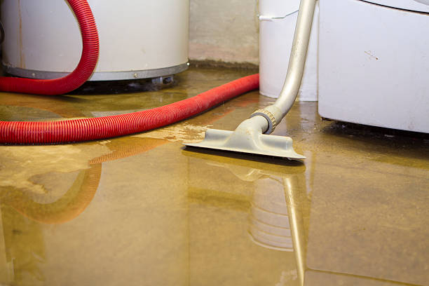 Water damage restoration process in CA